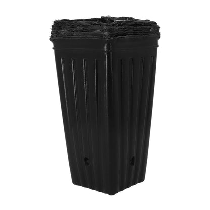 Plastic Deep Nursery Tree Pots (7-8 Inch Garden Containers)