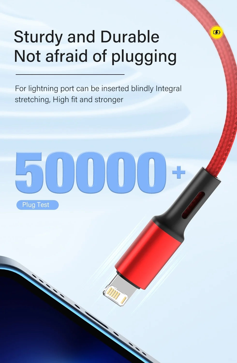 10-Pack Nylon Braided Fast Charging Cable for iPhone 14 13 12 11 Pro Max Mini XS XR X 8 7 6