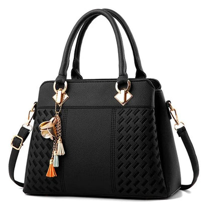 Yogodlns Women’s Luxury Embroidered Shoulder Bag – Soft PU Leather Crossbody Tote