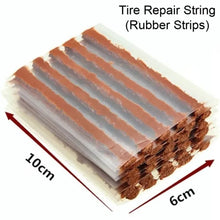 Tubeless Car Tire Repair Tool Kit with Rubber Strips