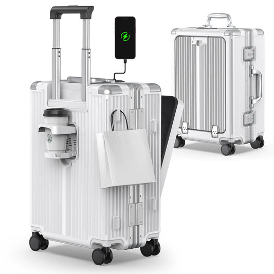 Airline Approved 22" Carry On Aluminum Framed Luggage