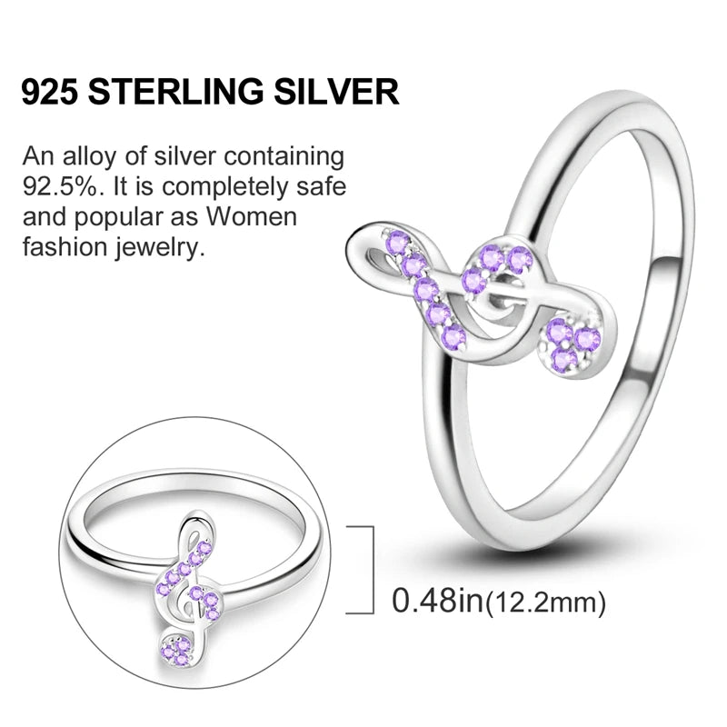 925 Sterling Silver Infinite Love Cubic Zircon Ring