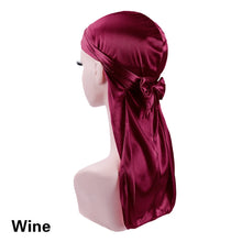 Satin Solid Color Sleeping Cap