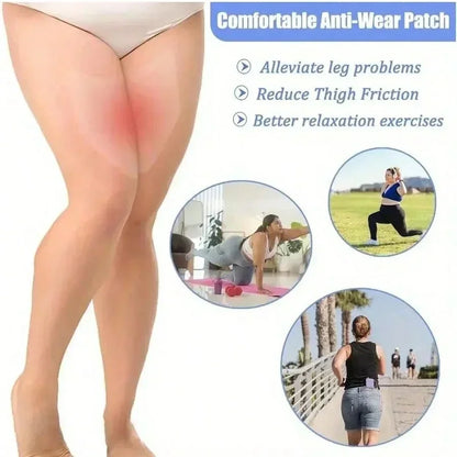 5/10Pcs V-shaped Invisible Sweat Absorption Anti-Chafing Thigh Pad Stickers