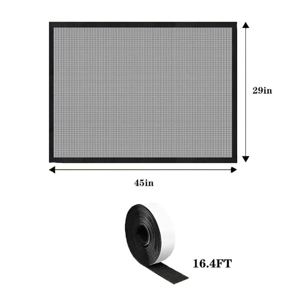 Heat-Resistant Fireplace Mesh Screen Guard