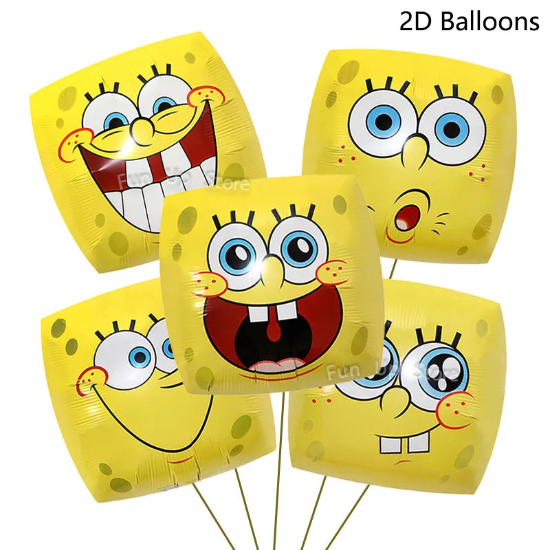 SpongeBob & Friends Cartoon Foil Balloon Party Set