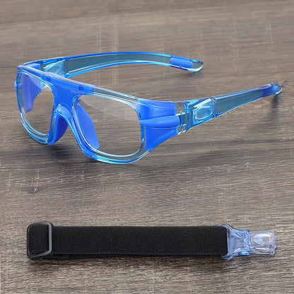 Anti-Collision Sports Goggles - Adjustable Prescription Eyewear for Basketball & Cycling