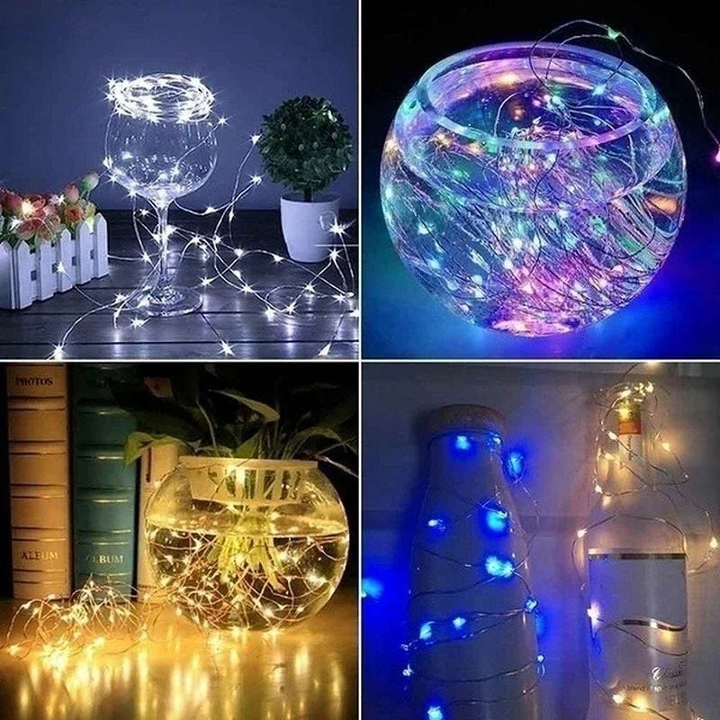 LED Fairy String Lights with Button Battery