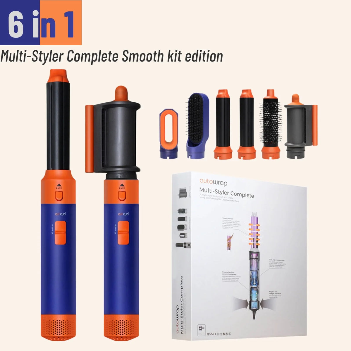 6-in-1 Hair Dryer & Multi-Styler Set