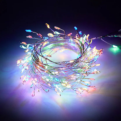 USB LED Firecracker Fairy Lights with Remote Control
