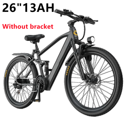 Electric Bicycle 36V Lithium Battery 500W Peak Motor 21-Speed Gear System - Eco-Friendly Transport
