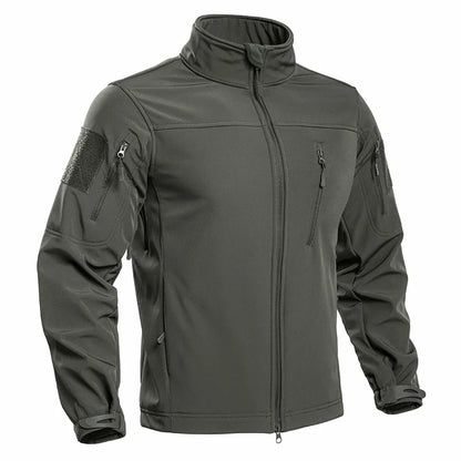 Men's Tactical Softshell Fleece-Lined Hiking Jacket