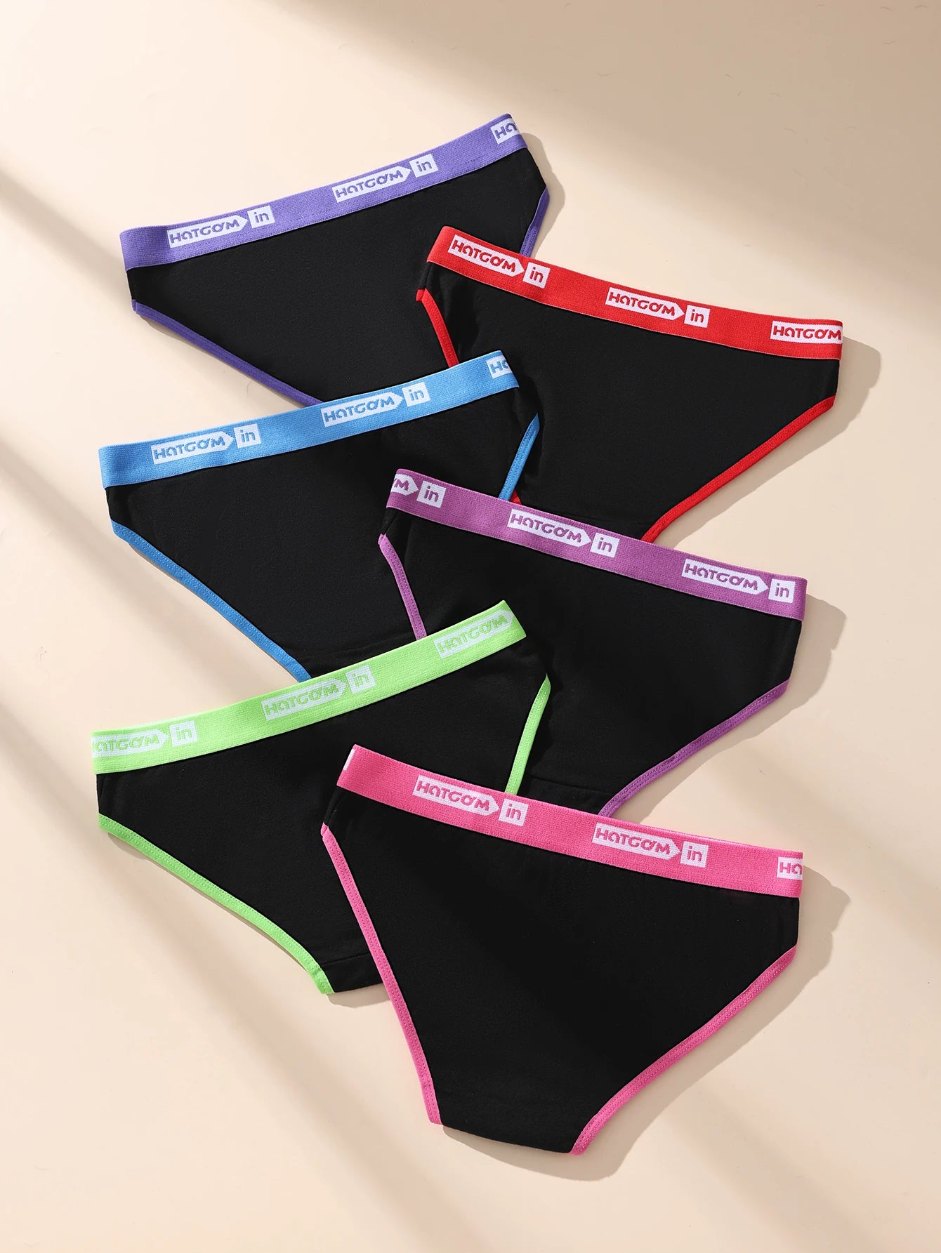 6Pcs Cotton Soft Briefs