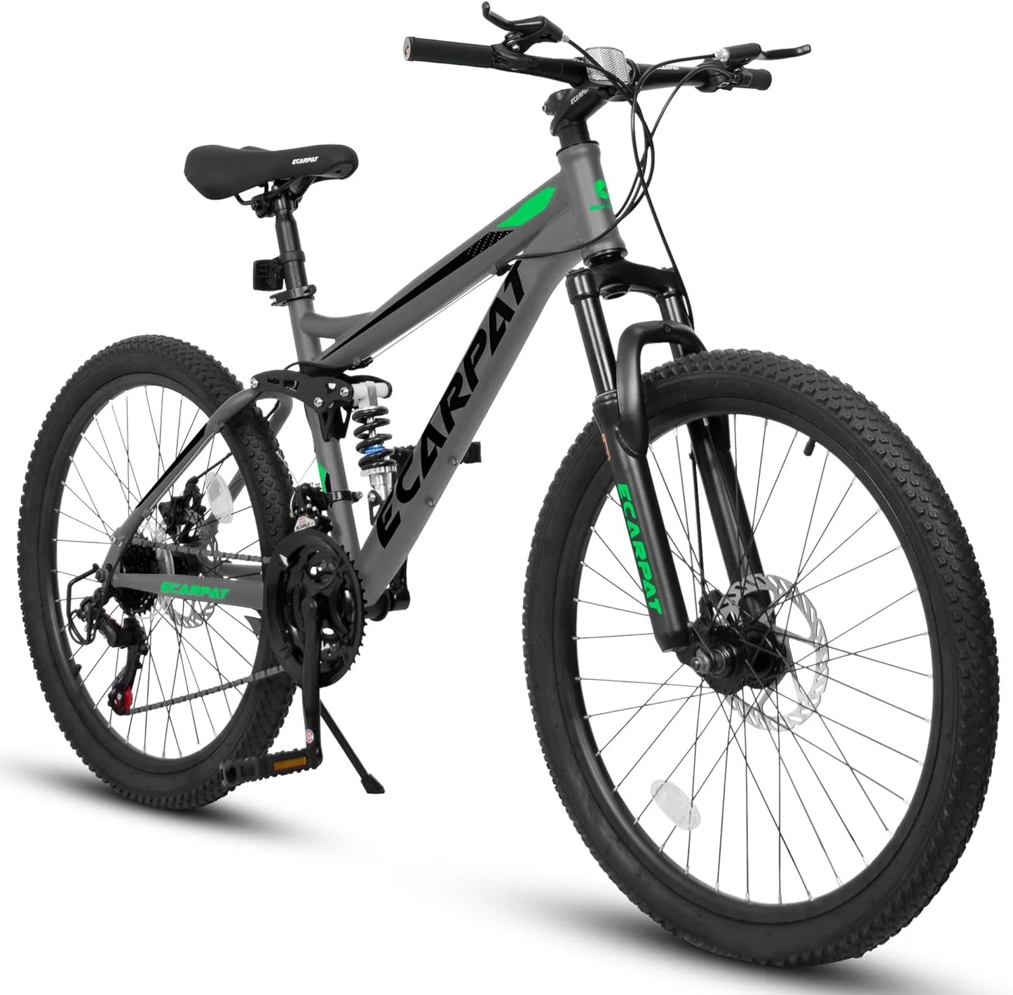 Ecarpat Dual Full Suspension 21-Speed Mountain Bike