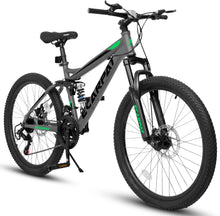 Ecarpat Dual Full Suspension 21-Speed Mountain Bike