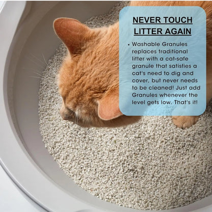 Smart Self-Cleaning & Self-Washing Automatic Cat Litter Box with App Control
