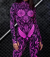 Printed Long Sleeve Jumpsuit