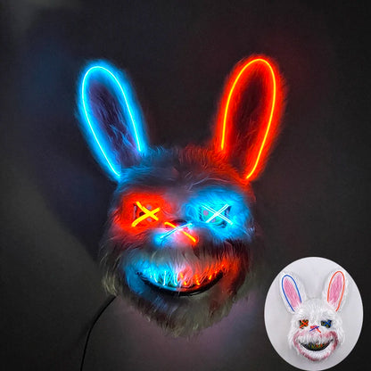 Novelty LED Bloody Furry Bunny Rabbit Bear Mask