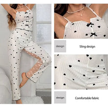 2-Piece Transparent Back Pajama Set