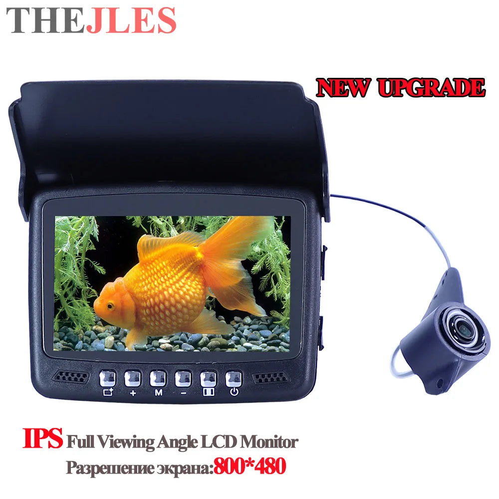 4.3" IPS Underwater Fishing Camera with 8 Infrared LEDs (IP68)