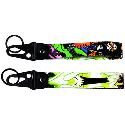One Piece Anime Eagle Beak Keychain Lanyard & Badge Holder