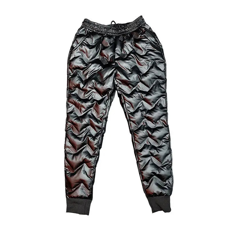 Shiny Thick Warm Sweatpants