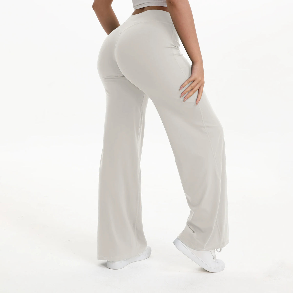 NCLAGEN Women’s Seamless Flare Yoga Leggings – High-Waist Butt Lifting Activewear