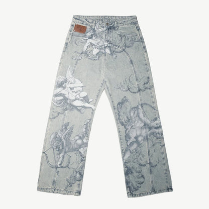 Baggy Retro High Street Cupids Jeans