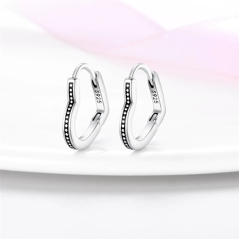 925 Sterling Silver Dancing Bee Hoop Earrings – Cute Enamel Zircon Jewelry