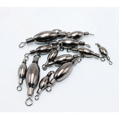 ZYZHE Fishing Swivel with Copper Weight Sinker (1.2g-11.3g)