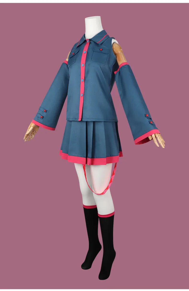 Kasane Teto Cosplay Costume & Wig Set