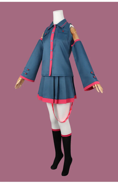 Kasane Teto Cosplay Costume & Wig Set