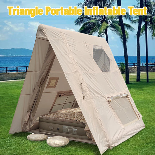 Triangle Shape Inflatable Camping Tent