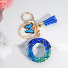 Alphabet Tasseled Keychain