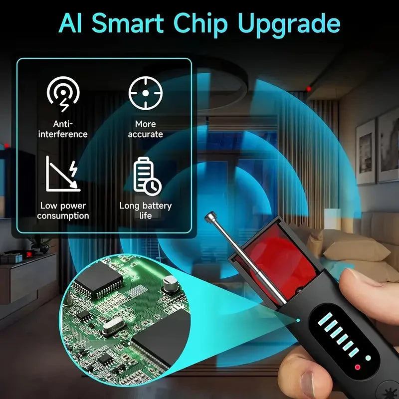 Anti-Spy Bug Detector & RF Signal Scanner