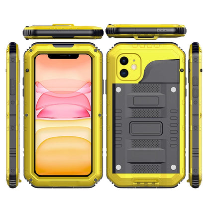 360 Heavy Duty Metal Armor Protection Case for iPhone