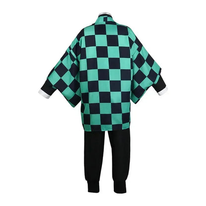 Tanjiro Kamado Demon Slayer Cosplay Costume Set for Kids & Adults
