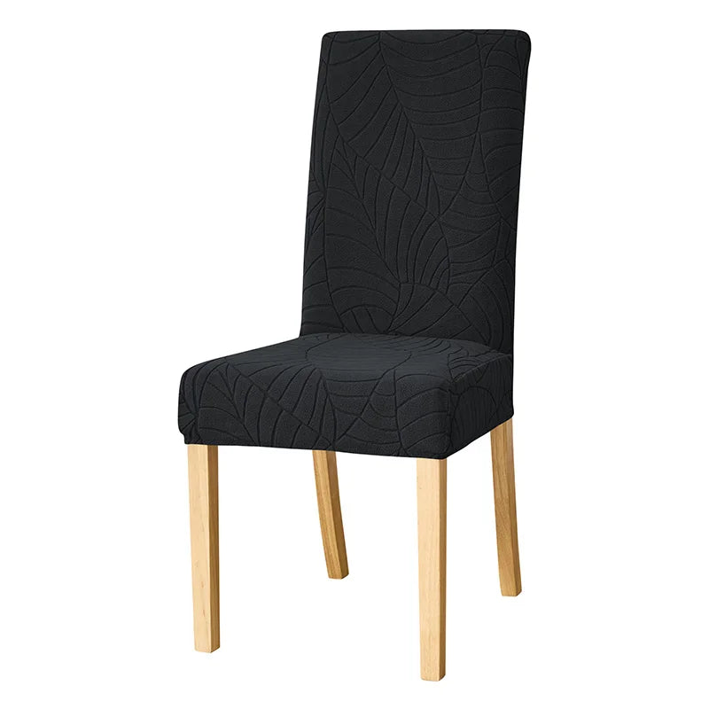 Universal Waterproof Stretch Jacquard Dining Chair Covers – Elastic Spandex Slipcover Seat Protector