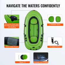 SucceBuy Inflatable 4-Person Raft