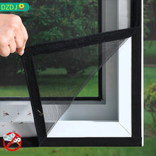 Window Mesh with zipper Self-adhesive Attachment