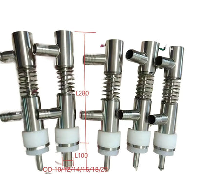 Stainless Steel Overflow Level Liquid Filling Valve Nozzle