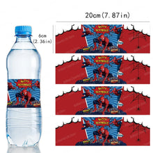 Multipack  Super Hero Water Bottle Label Stickers
