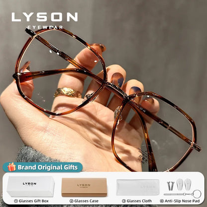 LYSON Large Polygonal Reading Glasses