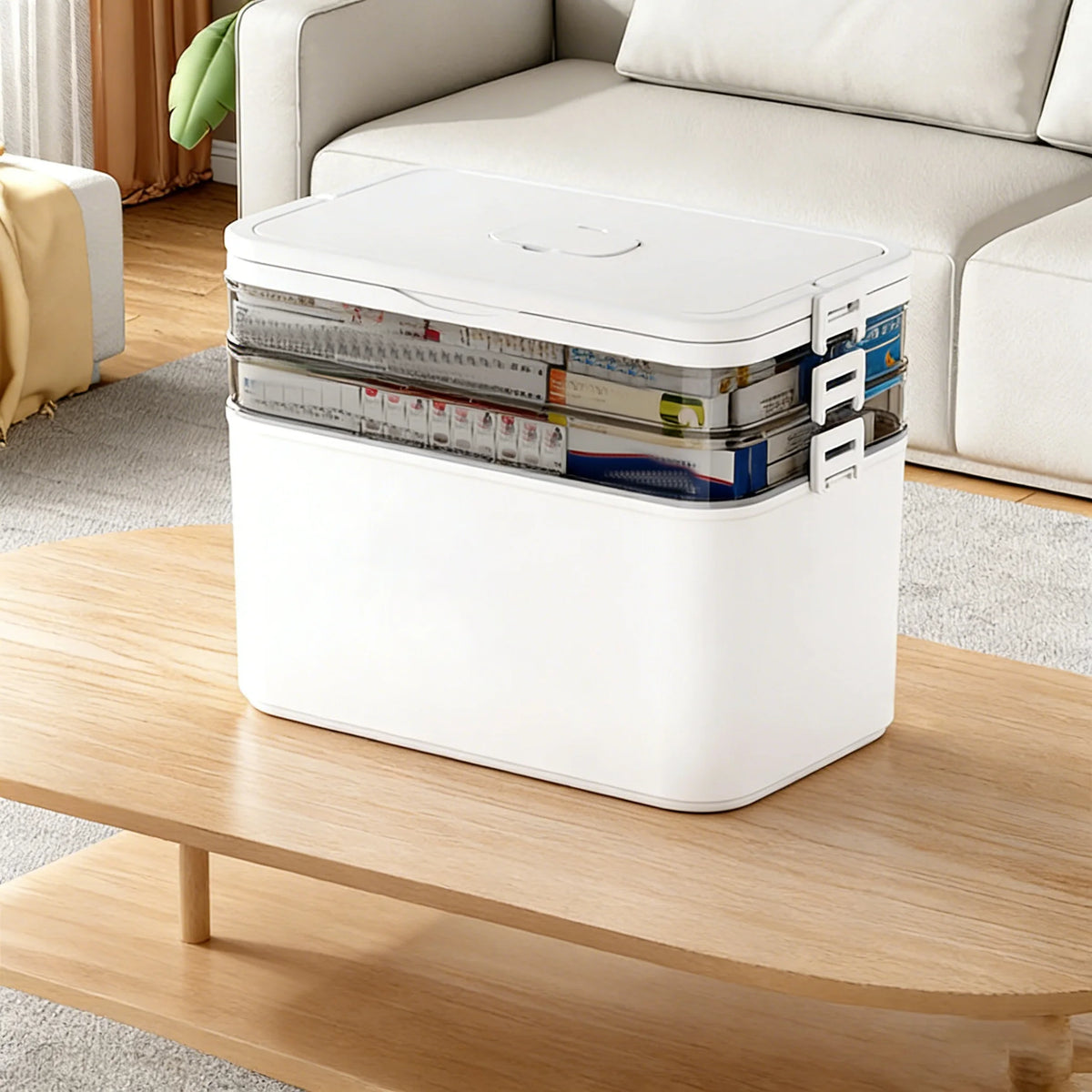 Multi-Layer Waterproof Pill & Medicine Organizer Storage Box
