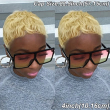 Pixie Cut 4" Short Straight Layered Wig