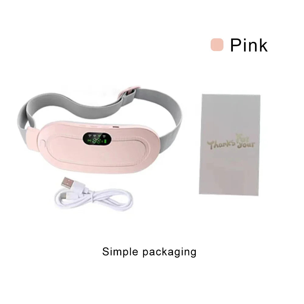 Smart Menstrual Heating Pad & Cordless Abdominal Massager Belt