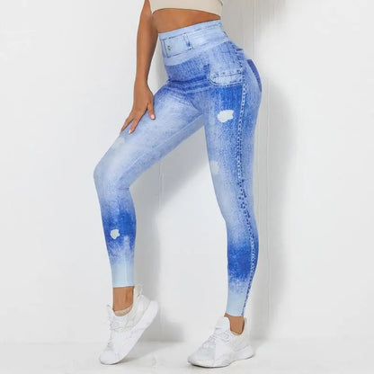 Rooftrellen Women's High-Waist Seamless Jeggings