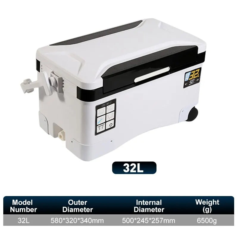 Portable Insulated Fishing Cooler & Tackle Box