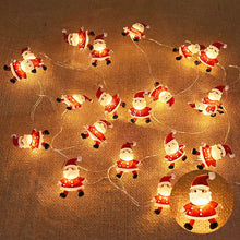 2M 20LED Santa Claus Snowflake LED Light String