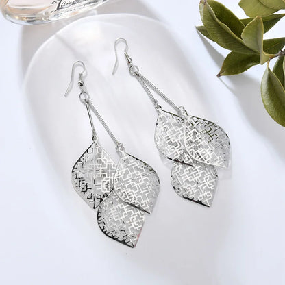 Floating Long Hook Earrings